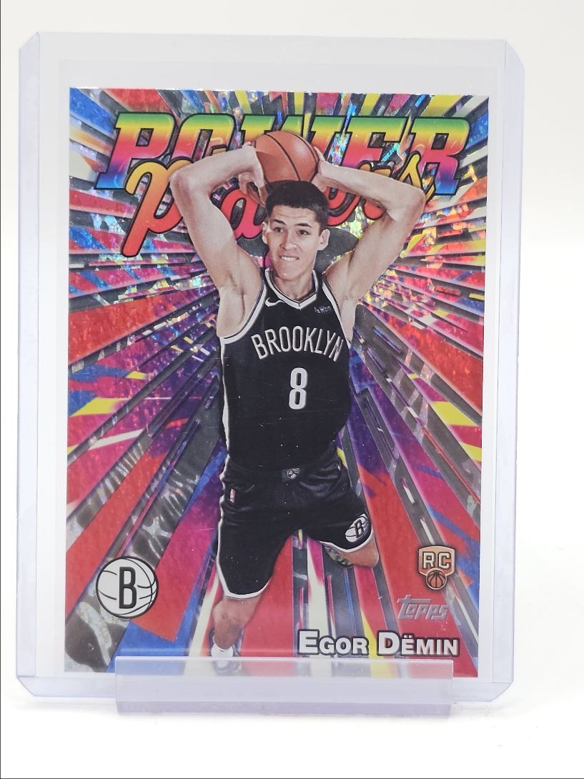 EGOR DEMIN 2025-26 TOPPS POWER PLAYERS ROOKIE HOLOFOIL RC Q1078