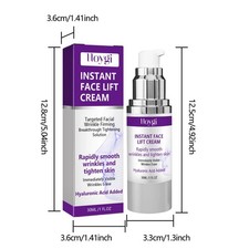 Instant Face Lift Cream Wrinkle Firming Skin Tightening Anti Ageing Moisturizer