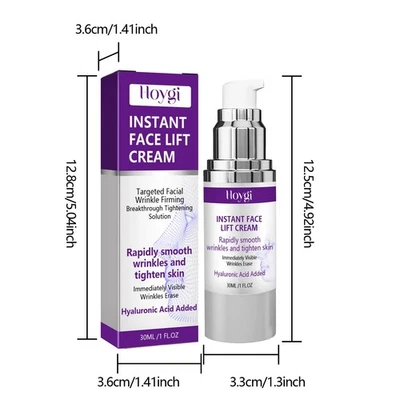 Instant Face Lift Cream Wrinkle Firming Skin Tightening Anti Ageing Moisturizer