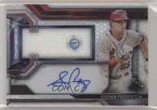 2016 Topps Strata Clearly Authentic Relics Stephen Piscotty #CAAR-SP Auto 4m3