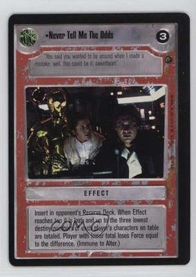 1997 Star Wars CCG: Dagobah Never Tell Me the Odds