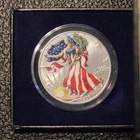 1999 American Silver Eagle 1oz .999 Fine Silver Colorized