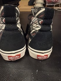 Vans Nintendo Controller NES High Top Black Game Over Sneakers M 4.5 W 6