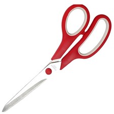 Mehrzweckschere 8 Zoll Edelstahl-Schneiderschere für Schule Büro Haushalt rot