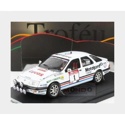 1:43 TROFEU Ford Sierra Xr 4X4 #1 Rally New Zealand 1987 S.Blomqvist TRRNZ08 - Immagine 2 di 2