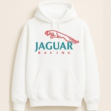 Jaguar Racing Bold Emblem Speed Heritage Streetwear Unisex Hoodie