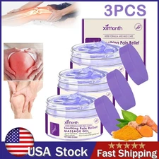 3PCS Kresin Joint Pain Gel Purple Gel, Kresin Soothing Pain Massage Gel 100g