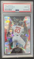 2022 Jarren Duran Prizm Cracked Ice #118 🔥PSA 10 🔥 POP 2! /25