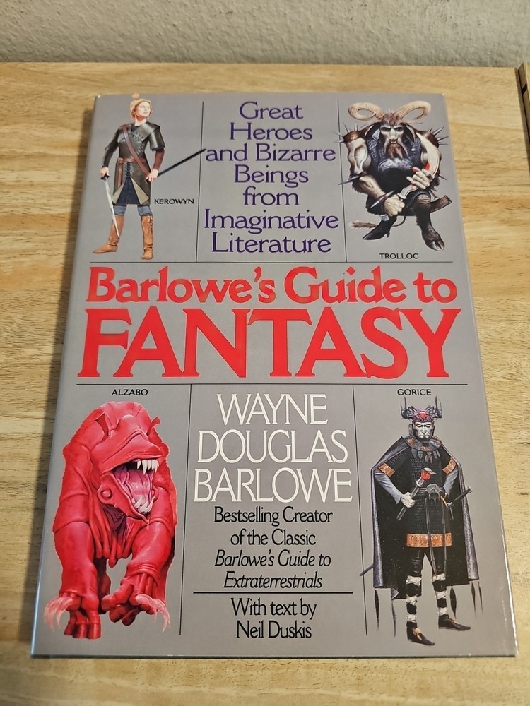 Barlowe's Guide to Fantasy by Neil Duskis and Wayne D. Barlowe (1996, Mass...