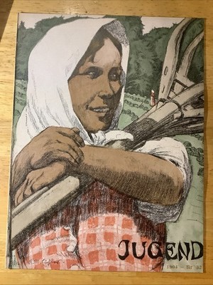 1904 RARE ART NOUVEAU GERMAN COMPLETE MAGAZINE ~ THE JUGEND