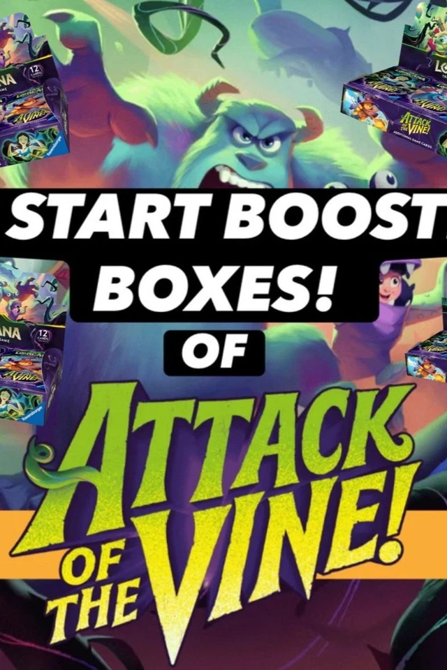$1 Start Booster Boxes of Attack Of The Vine!! Dont Miss! *Pre-Sale W/ Cam!