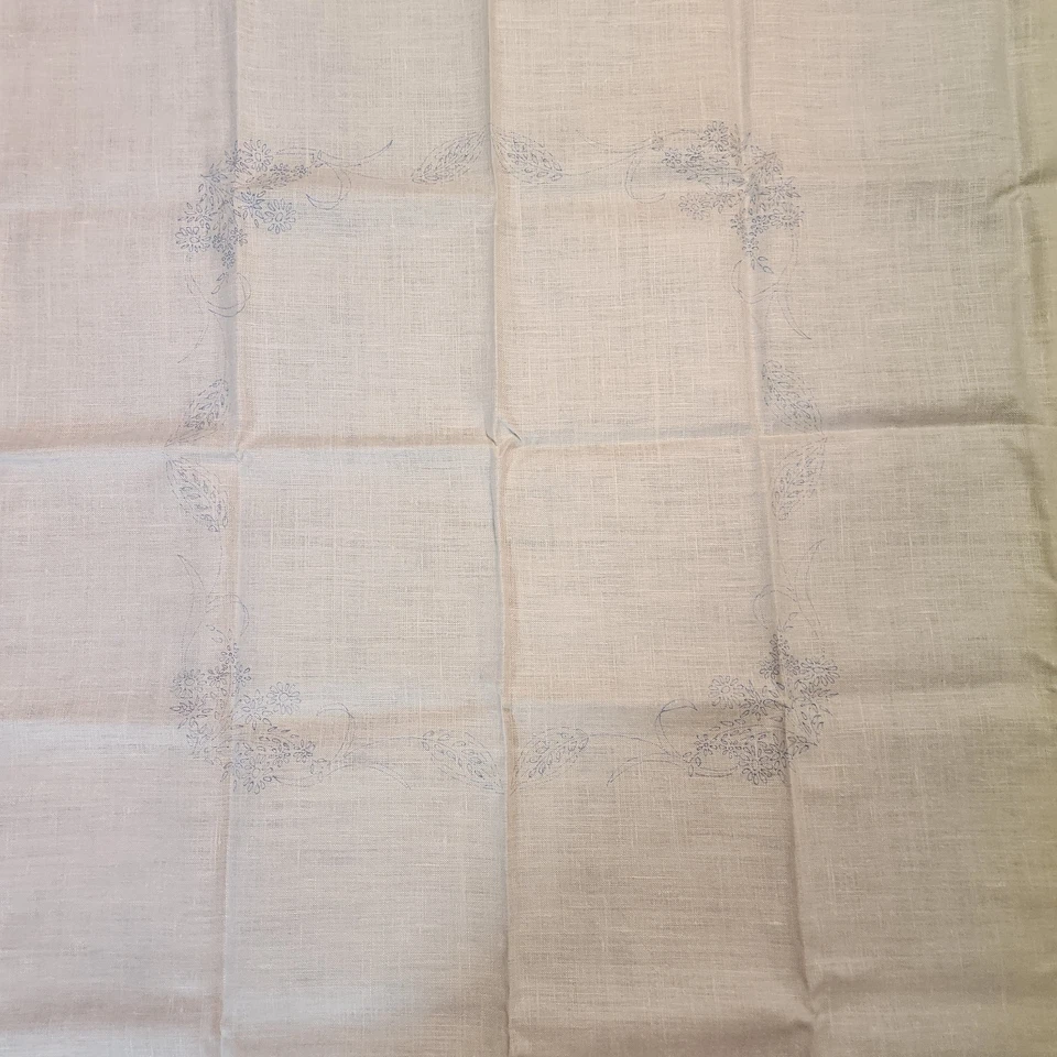 Dexter Lee Wards 100 % lino 5 piezas juego de almuerzo kit bordado guirnalda de trigo Foto 4 de 4