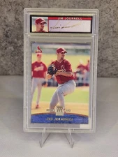 2001 Topps Reserve /1500 Jimmy Journell #112 Rookie RC PSA 8 Auto