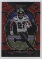 2022 Panini Select Concourse Red Prizm 3/99 Zonovan Knight #89 0q26