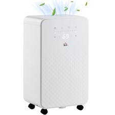 Protable 12L Dehumidifier Air Purifier 5 Modes Quiet 39dB Timer 2L Tank UK Plug