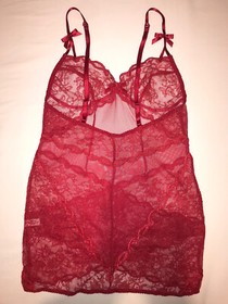 Agent Provocateur Red Love Lace Brief - NWOT