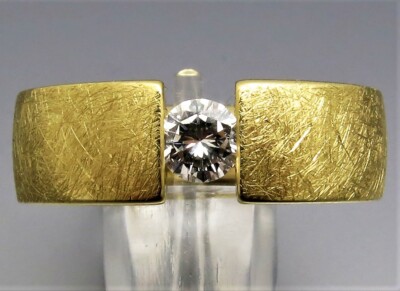 REIF-DESIGN - ELEGANTER BRILLANT SPANNRING AUS EIGENER GOLDSCHMIEDE - 585 GOLD