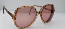 Vintage Anthony Martin Couture 54 Brown Oval Horn-Rimmed Sunglasses FRAMES ONLY