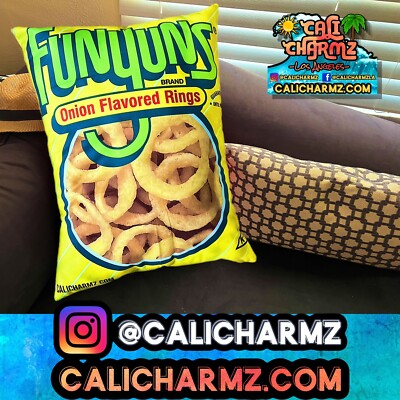 JUMBO FUNYUNS ONION RINGS CEREAL CHIPS CHEETOS LAYS Decorative Pillow 2FT TALL!
