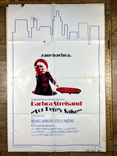 For Petes Sake 1974 BarBara Streisand Original Vintage One Sheet Poster Folded