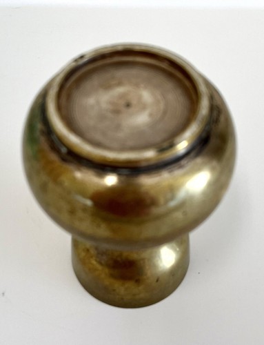Vintage Heavy Brass Vase - 9cm High MCM - Picture 4 of 4