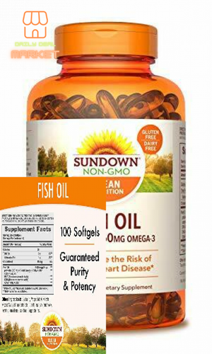 Buy Sundown Fish Oil 1200mg Capsules,360mg Omega 3,100 Softgels,Extra  Strength Pills Online in Slovakia. 284600086705