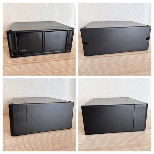 2 x TEAC Teleskopowe etui do przechowywania MiniDisc w stosy Czarne mieści 64 MD Vintage - Zdjęcie 18 z 23