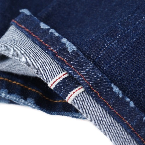 Handpicked Slim-Fit 'Orvieto' Navy Blue Stretch Selvedge Denim Jeans 33 NWT - Picture 3 of 11