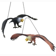 2 Gummi Adler Deko Vogel Sammler Geburtstag Geschenk