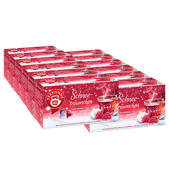 Teekanne Schneeträumchen, 12er Pack