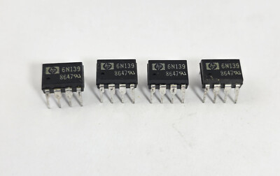 6N139 High Speed Optocoupler: 8 Pin DIP: 4/Lot