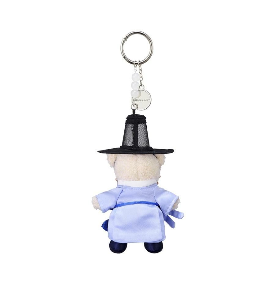 韓国スタバ【Starbucks】HOJAKDO★HANBOK Bearista Key Chain STARBUCKS Korea 2024 HOJAKDO Bearista Hanbok Plush Keychain