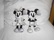 Disney 100 Years Of Wonder Mickey  Minnie Mouse 9" Plush 2023 NEW w/TAGS