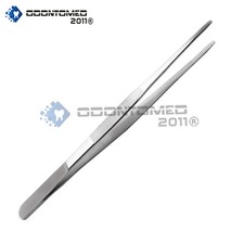 New 8" General Purpose Thumb Tweezers Stainless Steel w/ Blunt Tips