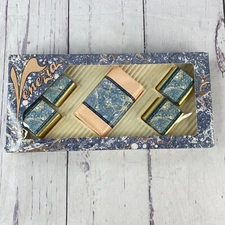 Venezia Soap & Bath Cube Set Gift Set TALC Made in Oxfordshire England NOS