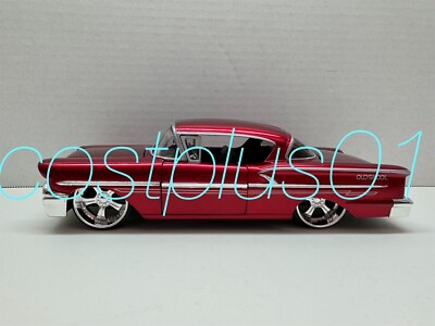 JADA DUB CITY OLDSKOOL 1958 CHEVY IMPALA 1:24 RED | eBay