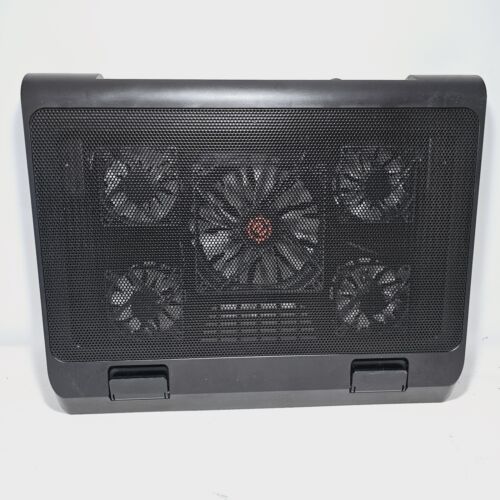 Enhance Laptop Cooling Pad Stand 5 Quiet Fans Dual USB Ports 15.3 x 9" Cooling - 第 1/1 張圖片