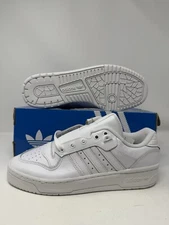 Adidas Rivalry Low Triple White Athletic Sneakers Gym FV4225 Womens Size