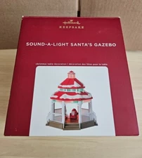 Hallmark Keepsake Sound-A-Light Santa’s Gazebo, Light & Sound