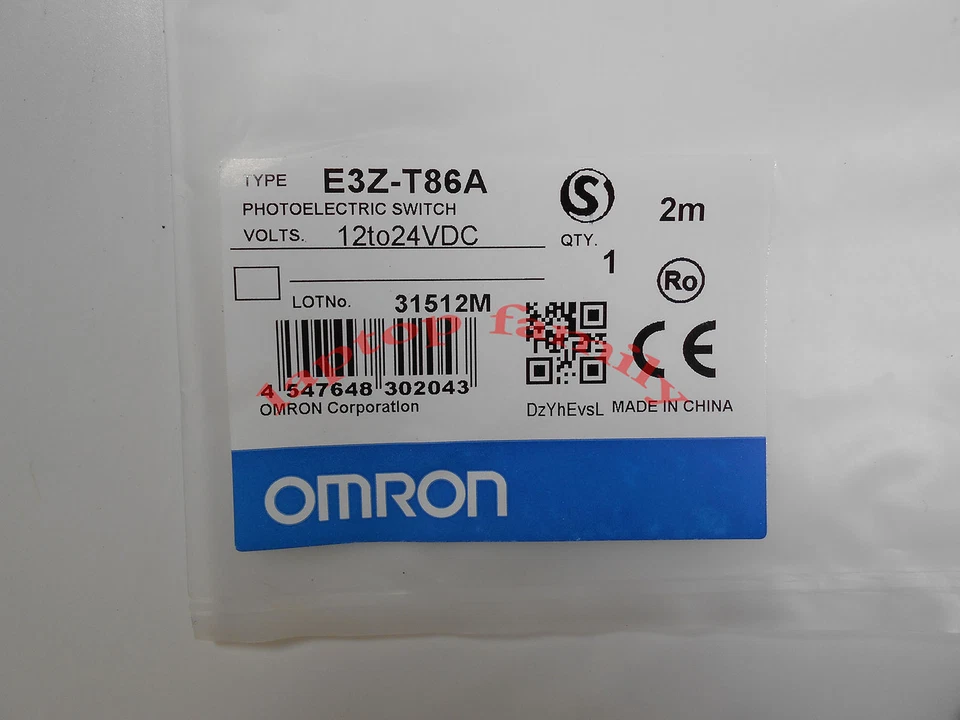 New Omron E3Z-T86A 12-24VDC Photoelectric Switch E3Z-T86A-L + E3E-T86A-D 1PC - Image 2 of 4