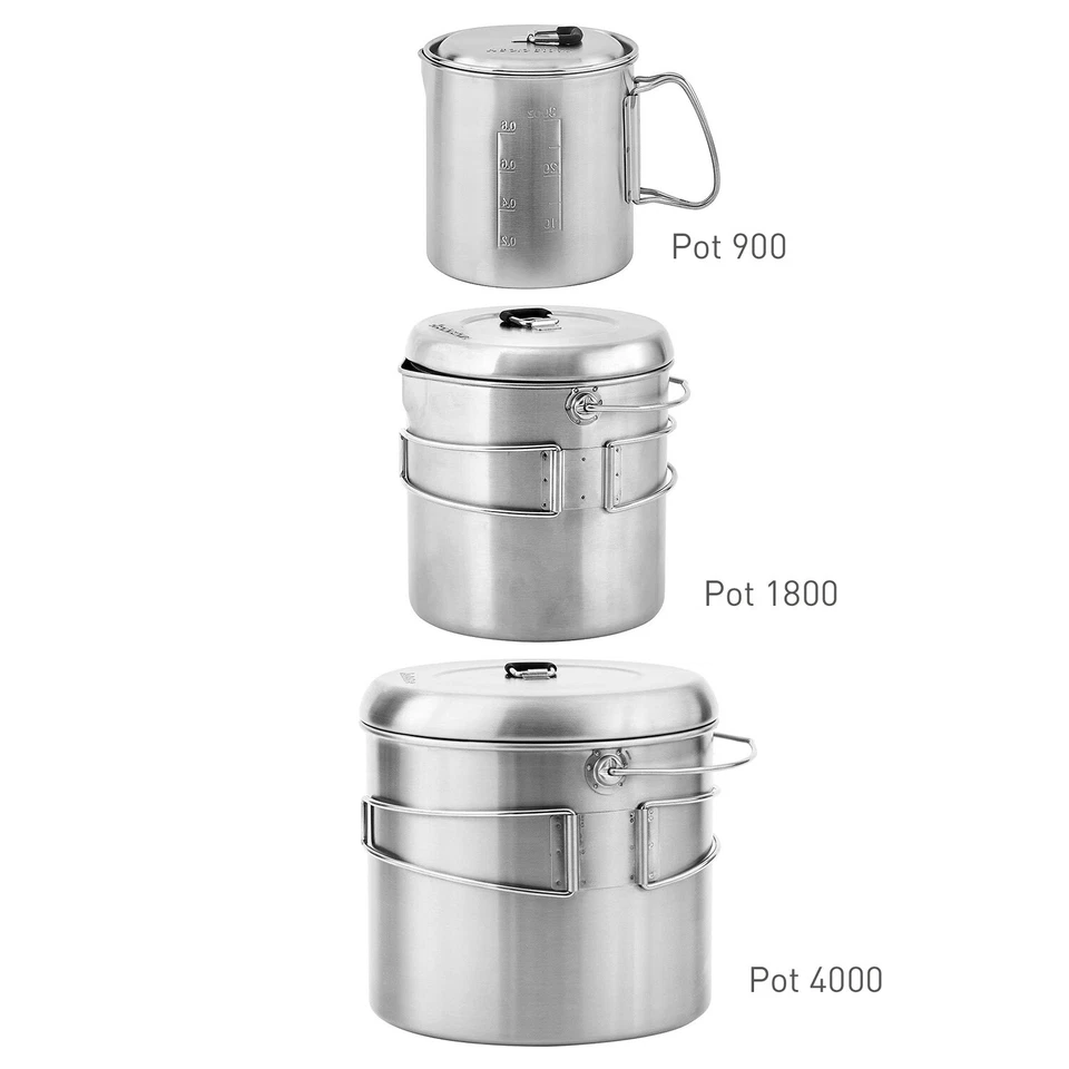 Solo Stove Pot Campingtopf Kochtopf 900, 1800 und 4000 Milliliter