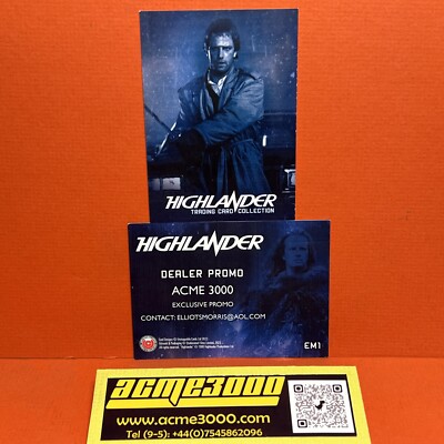 Unstoppable HIGHLANDER BINDER EXCLUSIVE Acme3000 DEALER PROMO EM1 only 24 Exist