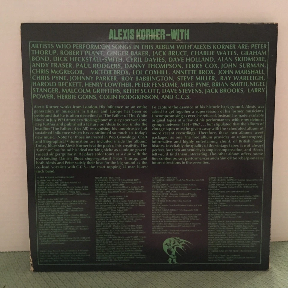 ALEXIS KORNER     LP      BOOTLEG HIM ! ( VARIOUS ARTIST ) - Image 2 of 4