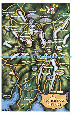 R603225 The English Lake District Karte H Webster