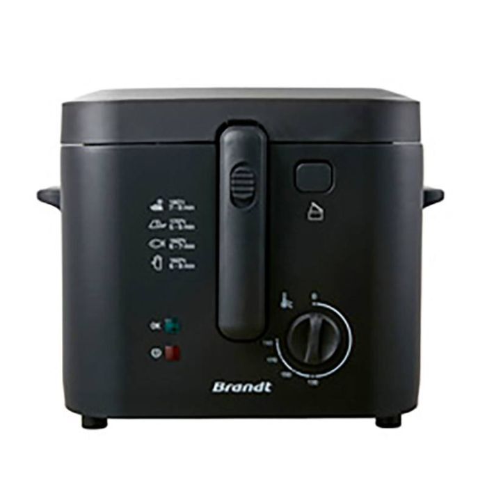 Friteuse Brandt FRI25X2 en acier brossé au design moderne pour votre cuisine