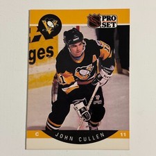 1990-91 Pro Set - #232 John Cullen - PENGUINS - BUY 2 GET 2 FREE