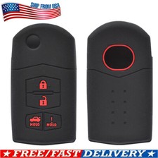Car Silicone Key Fob Case Cover Remote Fob Sl...