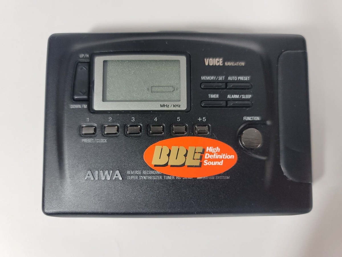 Aiwa HS-JX 707 Stereo Cassette Walkman Recorder - Mint Excellent