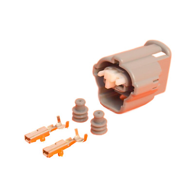 Yazaki 2 Way Female Connector Kit with Terminals & Seals - 7283