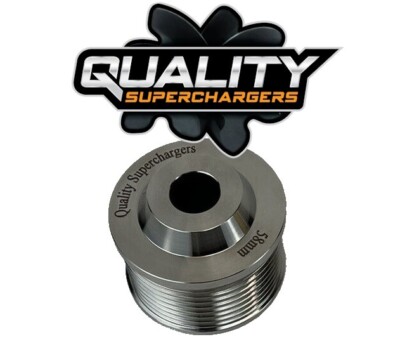 Stainless Supercharger Performance Pulley 58mm 6% Jaguar Land